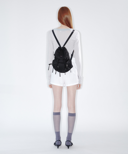 BERRY POCKET BACKPACK - BLACK