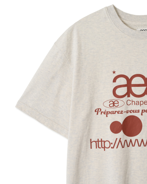 WEB LOGO T-SHIRTS [OATMEAL]