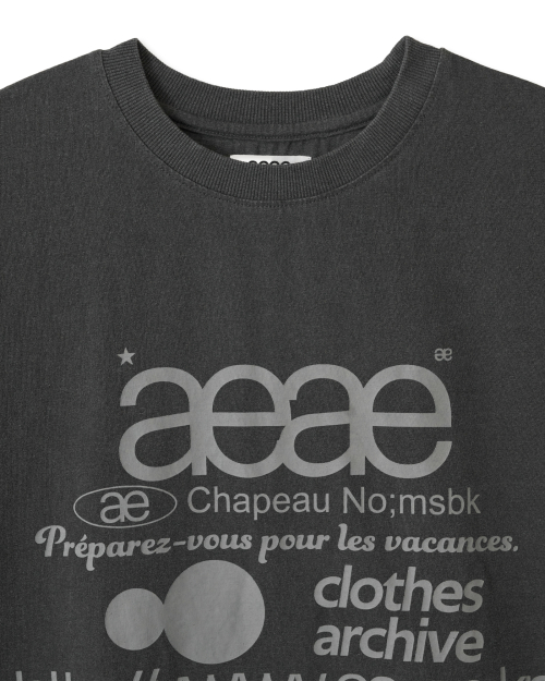 WEB LOGO T-SHIRTS [PIGMENT BLACK]