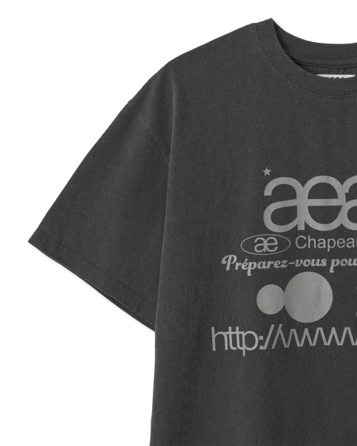 WEB LOGO T-SHIRTS [PIGMENT BLACK]
