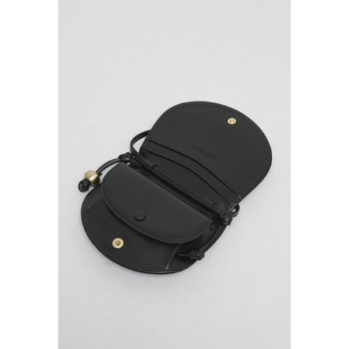 Oval chacha wallet(Deep sleep)_OVADX24003BLK