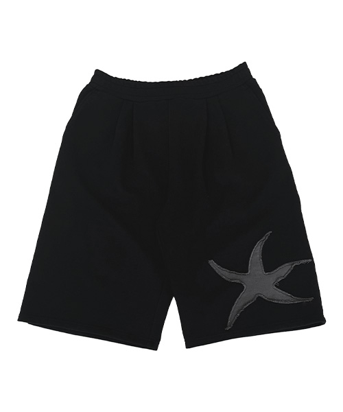TCM starfish half sweat pants (black)