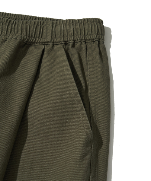 Cotton Wide Cargo Pants_Khaki_
