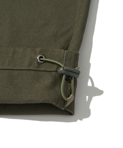 Cotton Wide Cargo Pants_Khaki_