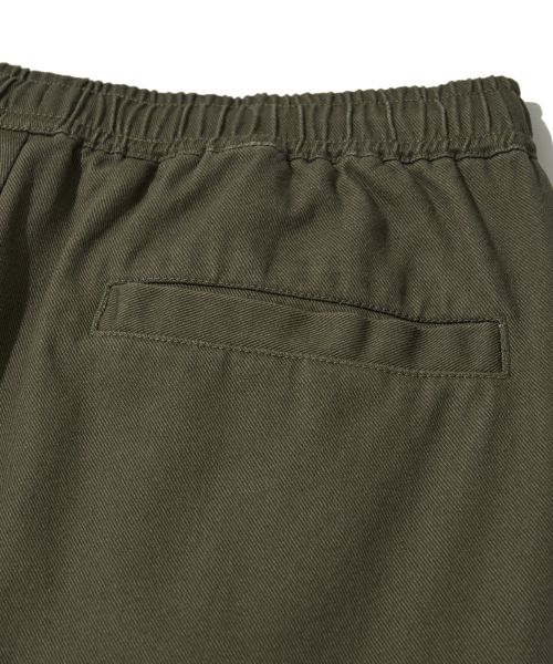 Cotton Wide Cargo Pants_Khaki_