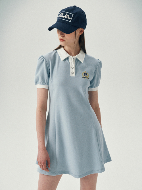 Puff Flared PK One-Piece (Sky Blue)