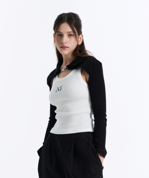 Back detail signature sleeveless (6Color)