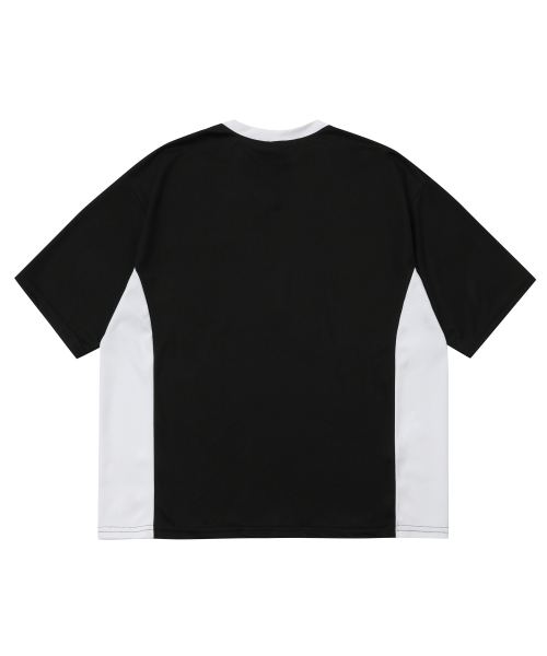 Soccer uniform football T (Black, White)