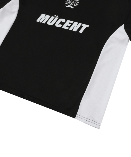 Soccer uniform football T (Black, White)