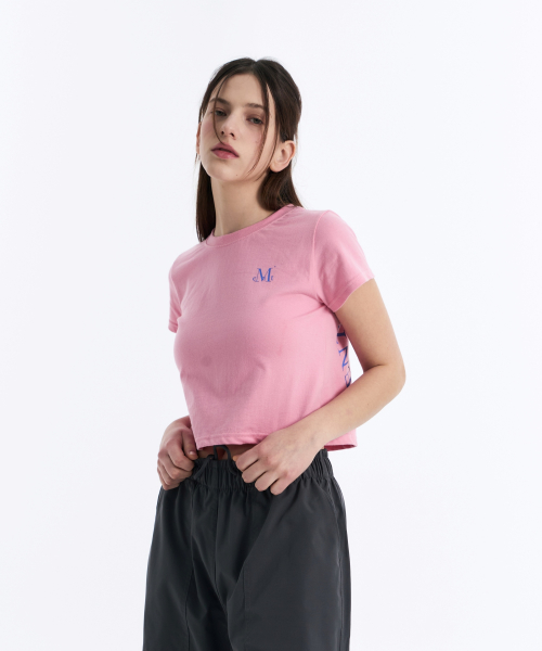 Signature back round arc logo half T (4Color)