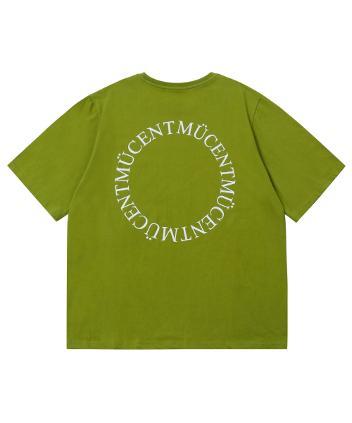 Signature back round arc logo half T (4Color)