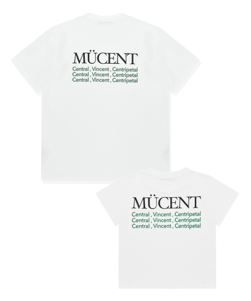 Slogan half T (Crop, Loose fit)