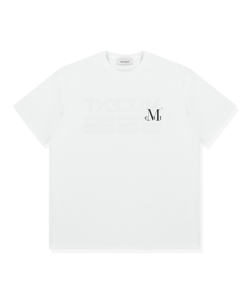 Slogan half T (Crop, Loose fit)