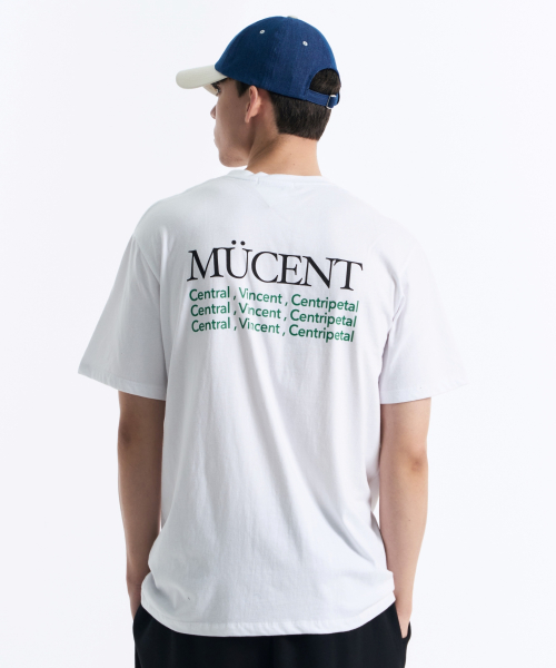 Slogan half T (Crop, Loose fit)