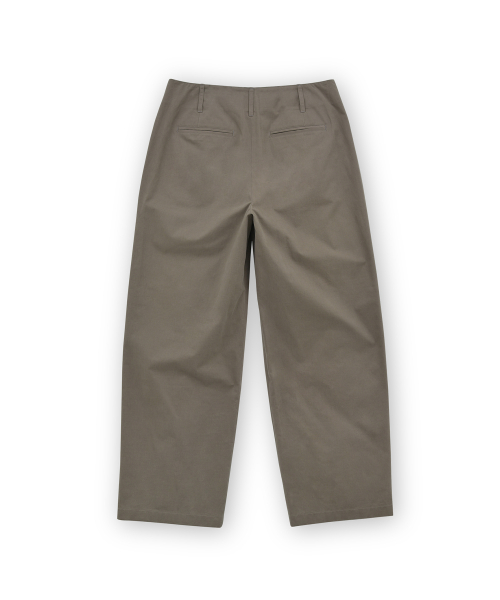 Structured Wide Pants, Brown