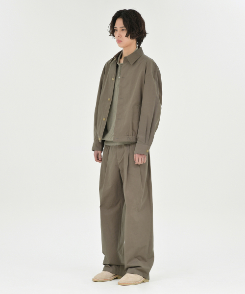 Shirt Blouson, Brown