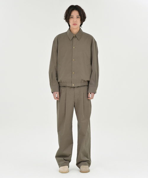 Shirt Blouson, Brown