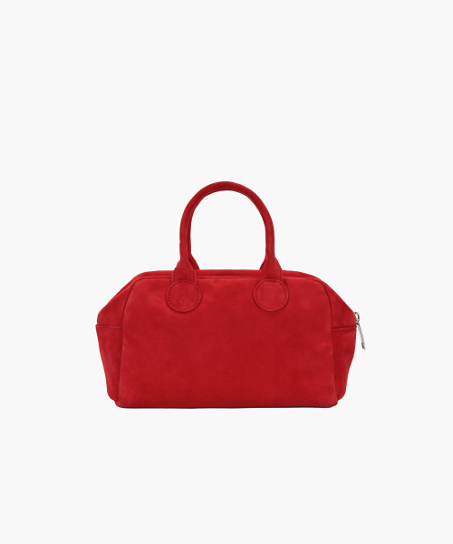 SOFT BOWLING_red suede