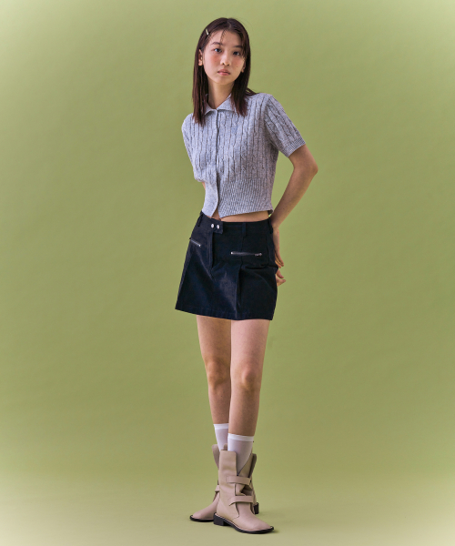 [NF] CABLE KNIT CROP CARDIGAN_(GRAY)_F24QB301