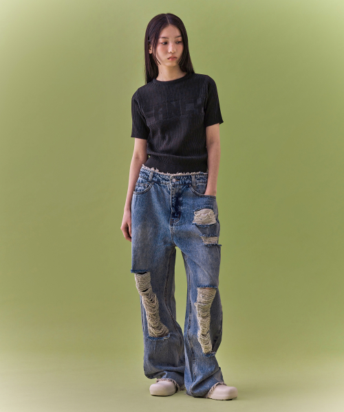 [NF] INNOCENCE KNIT TEE_(BLACK)_F24QB300