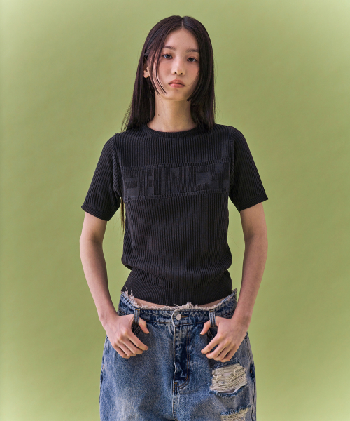 [NF] INNOCENCE KNIT TEE_(BLACK)_F24QB300