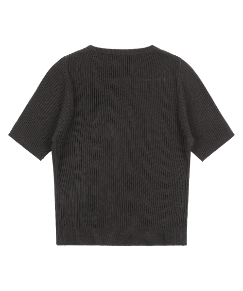 [NF] INNOCENCE KNIT TEE_(BLACK)_F24QB300