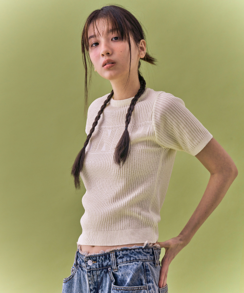 [NF] INNOCENCE KNIT TEE_(BEIGE)_F24QB300