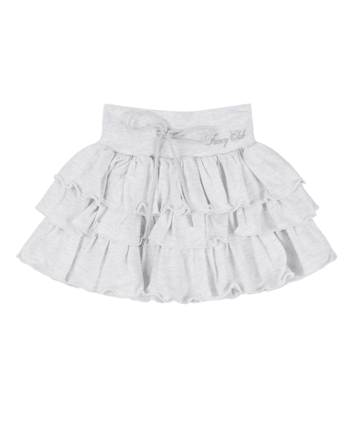[NF] PUFF SWEAT CANCAN MINI SKIRT(MELANGE)_F24QD874
