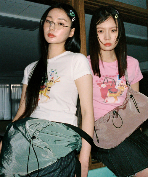 DESSERT CROP H/S TEE [WHITE]