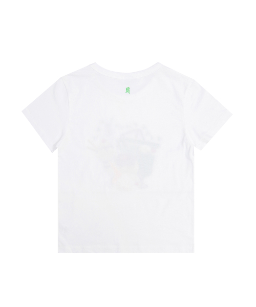DESSERT CROP H/S TEE [WHITE]