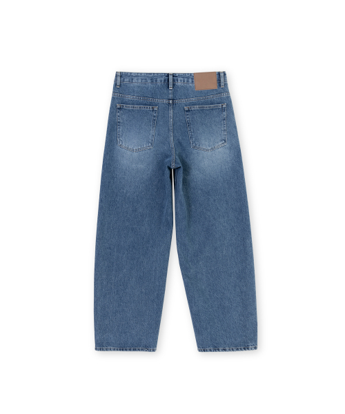 Wide Denim, Mid Blue