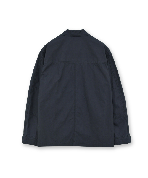 Military Shirt Jacket, Black
