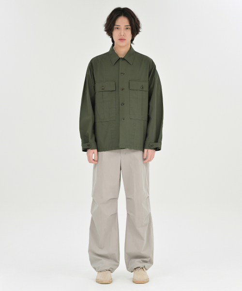 Military Shirt Jacket, Olive