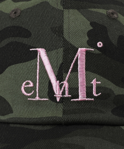 Signature camo ball cap (Khaki-baby pink, Gray)