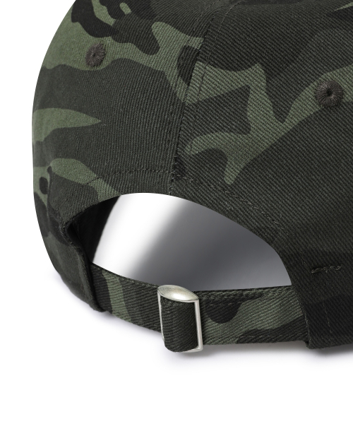 Signature camo ball cap (Khaki-baby pink, Gray)