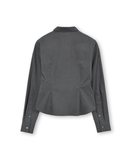 W Line Shirt, Charcoal