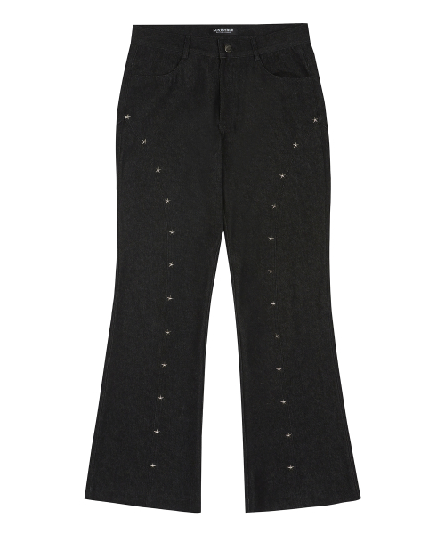 RT BOOTSCUT PANTS(BLACK)