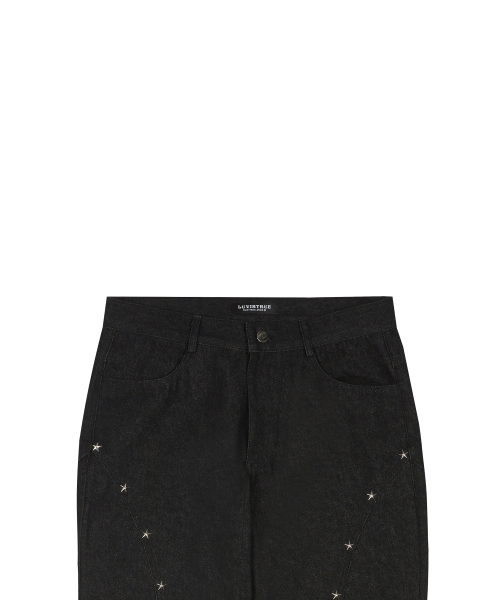 RT BOOTSCUT PANTS(BLACK)