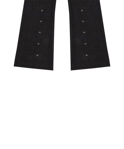RT BOOTSCUT PANTS(BLACK)