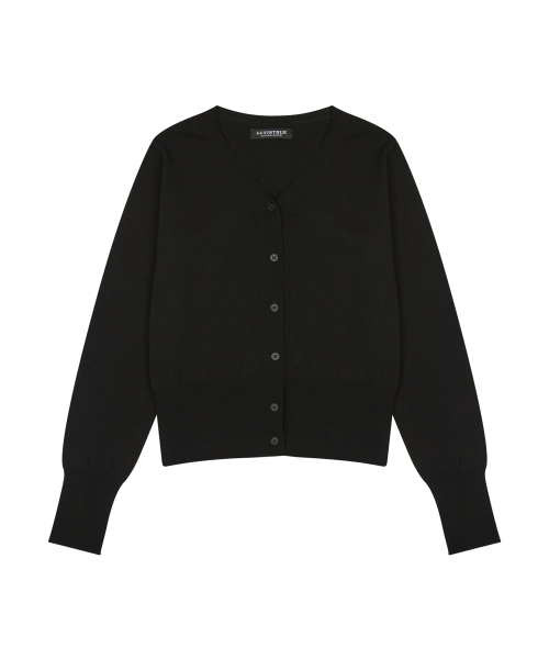 LVTR KNIT CARDIGAN(BLACK)
