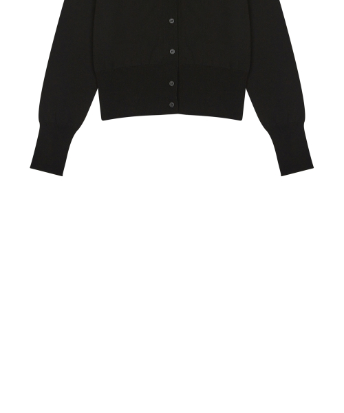 LVTR KNIT CARDIGAN(BLACK)