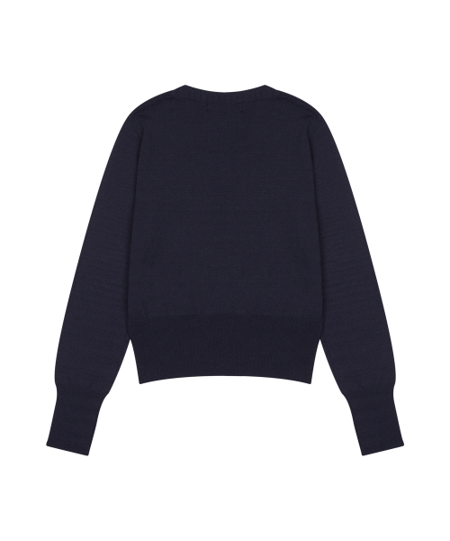 LVTR KNIT CARDIGAN(BLUE)
