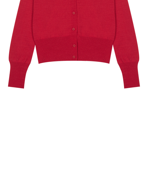 LVTR KNIT CARDIGAN(RED)