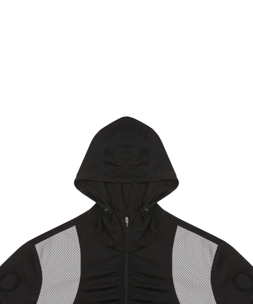 RT MESH ZIPUP(BLACK)