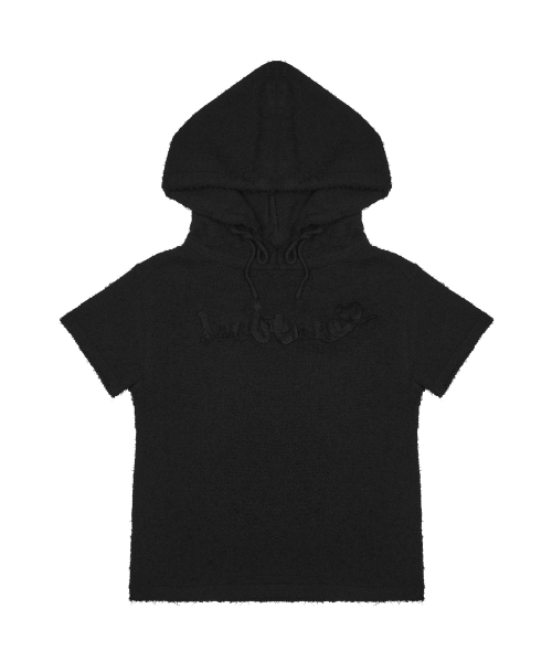 RT KNIT HOODIE(BLACK)