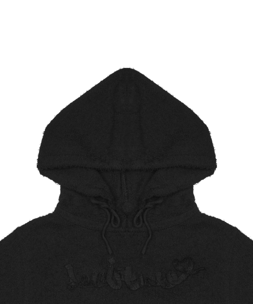 RT KNIT HOODIE(BLACK)
