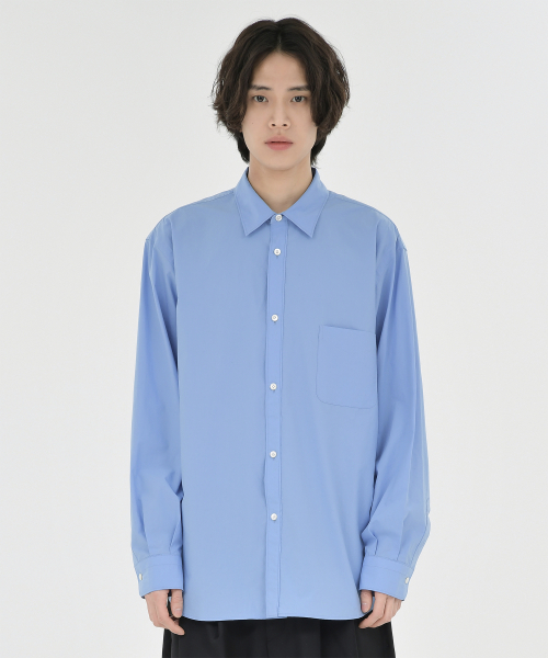 Essential Shirt, Sax Blue