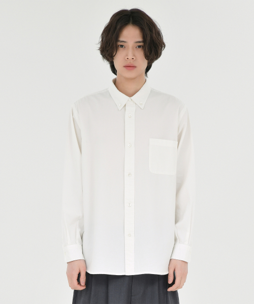 Button Down Shirt, Off White