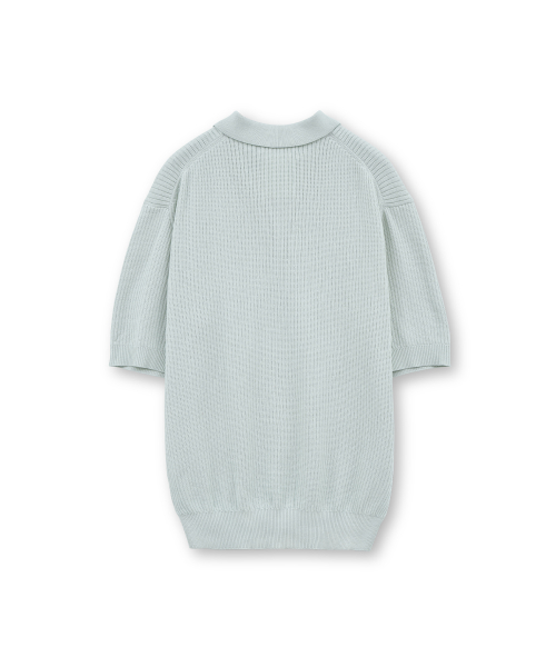 Knit Polo Shirt, Mint