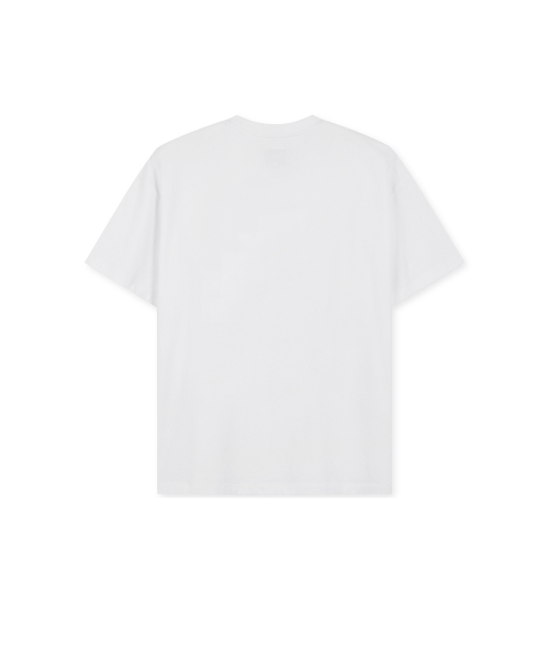 MATIN KIM LOGO TOP IN WHITE